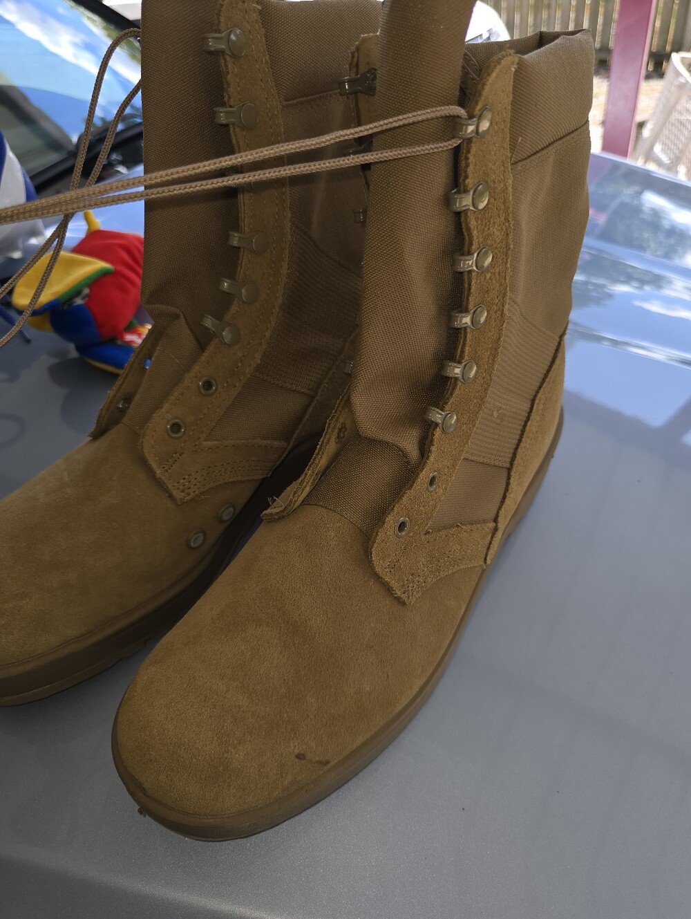 NWT Army Vibram Boots With Tags